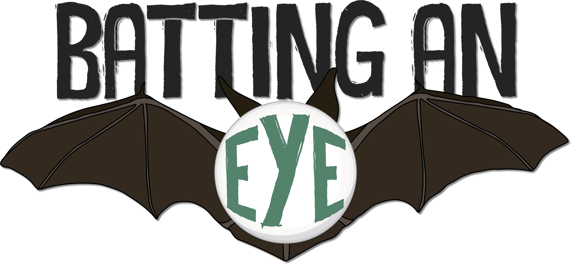 Batting an Eye typographic title