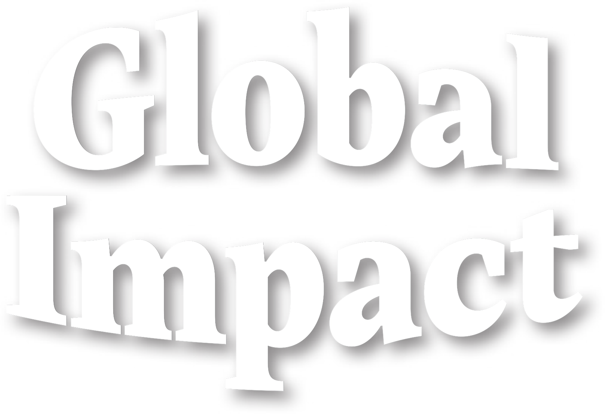 Global Impact typography