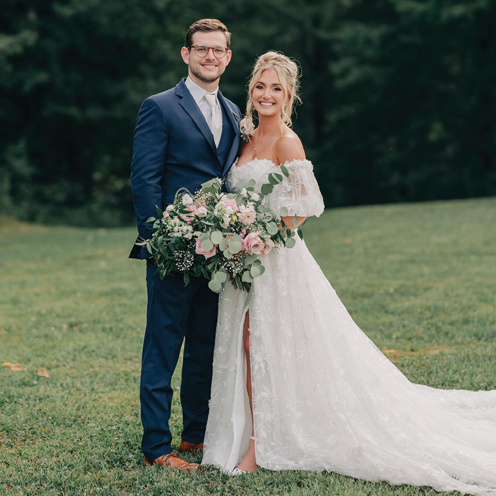 Madalyn Bestine and Justin Svetz at their wedding